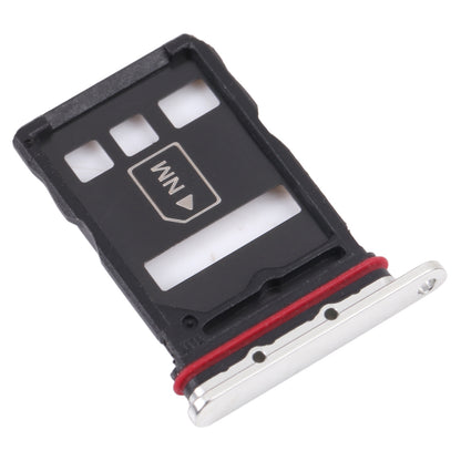 SIM Card Tray + NM Card Tray for Huawei P50 (Silver)