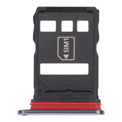 SIM Card Tray + NM Card Tray for Huawei Mate 40E 5G (Black)