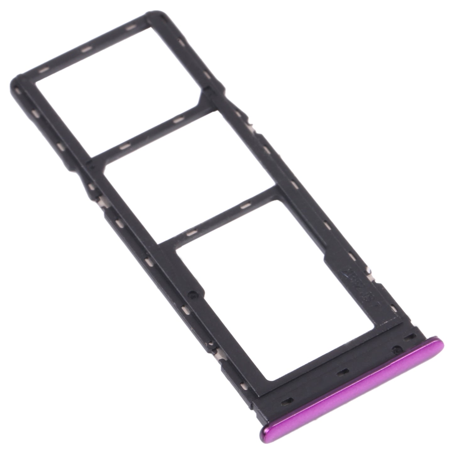 For Infinix S5 X652 SIM Card Tray + SIM Card Tray + Micro SD Card Tray (Purple)