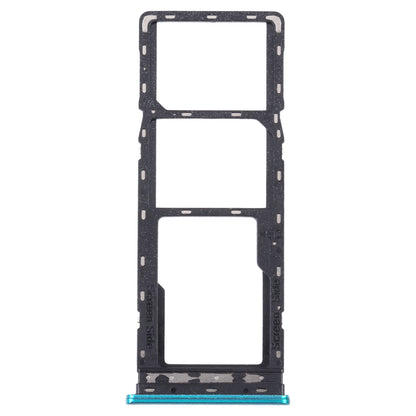 For Infinix Note 7 X690B X690 SIM Card Tray + SIM Card Tray + Micro SD Card Tray (Green)