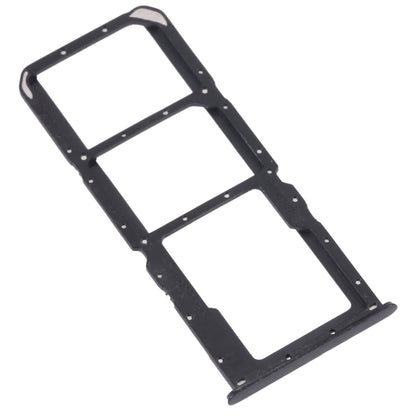 For OPPO A56 5G SIM Card Tray + SIM Card Tray + Micro SD Card Tray (Black)