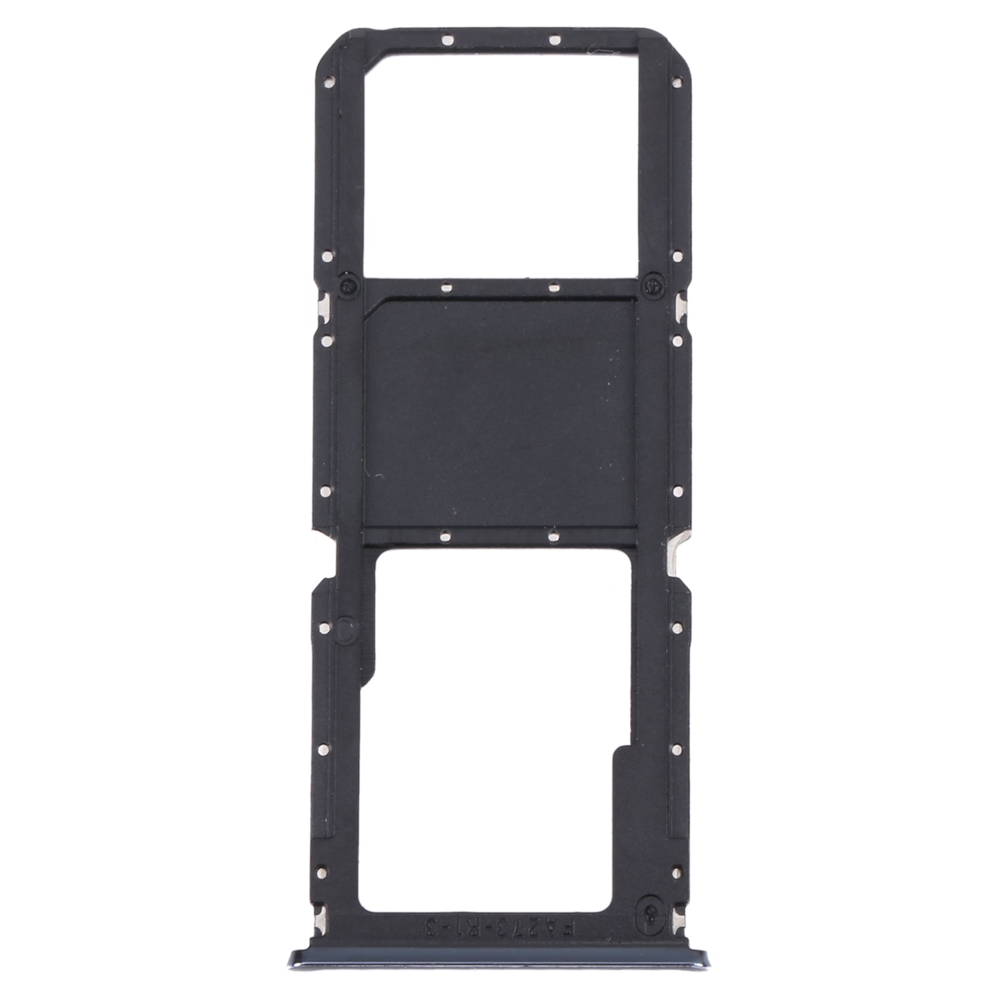 For OnePlus Nord N200 5G DE2118 / DE2117 SIM Card Tray + Micro SD Card Tray (Silver)