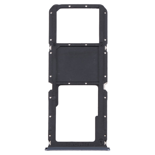 For OnePlus Nord N200 5G DE2118 / DE2117 SIM Card Tray + Micro SD Card Tray (Silver)