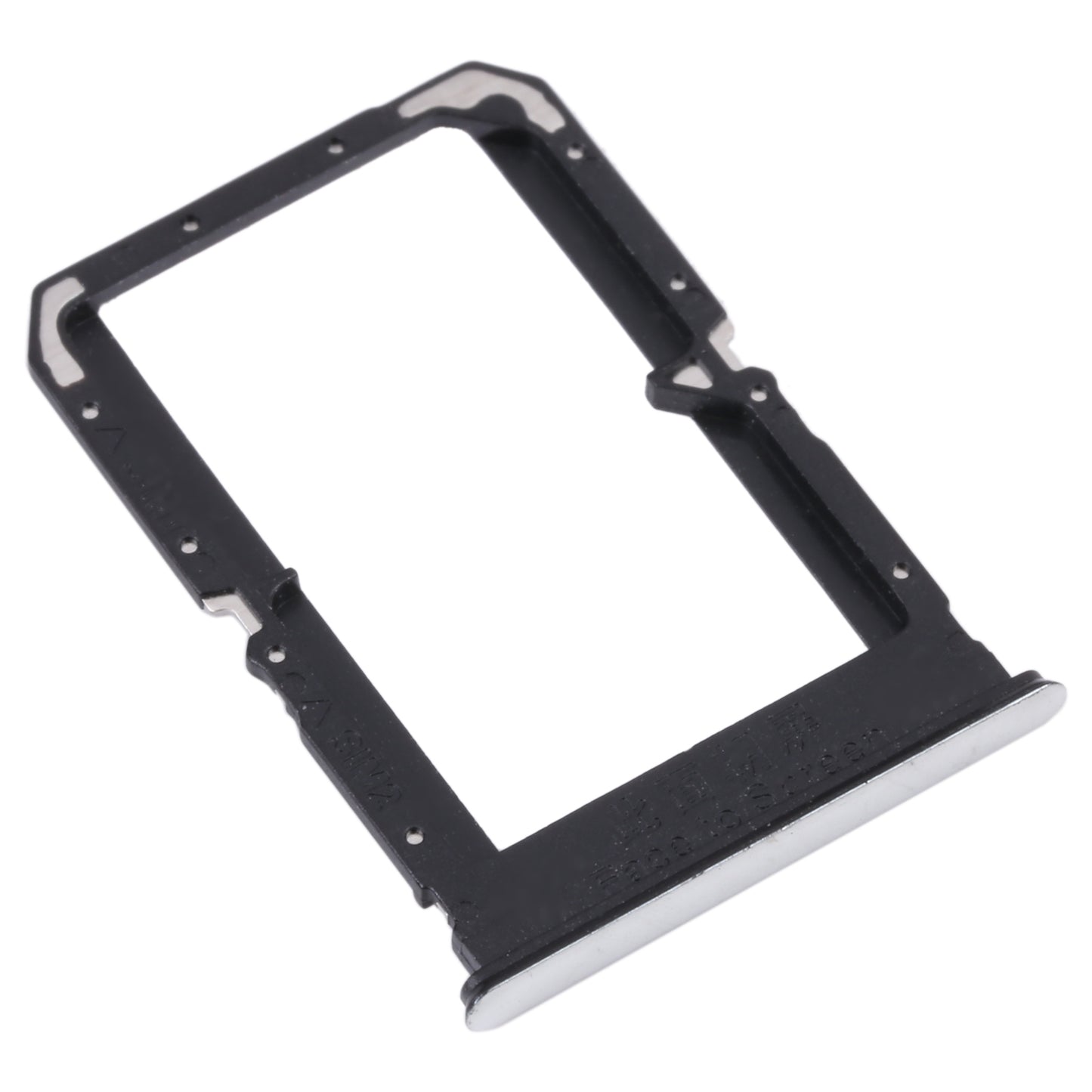 For OnePlus Ace Racing SIM Card Tray + SIM Card Tray (Silver)