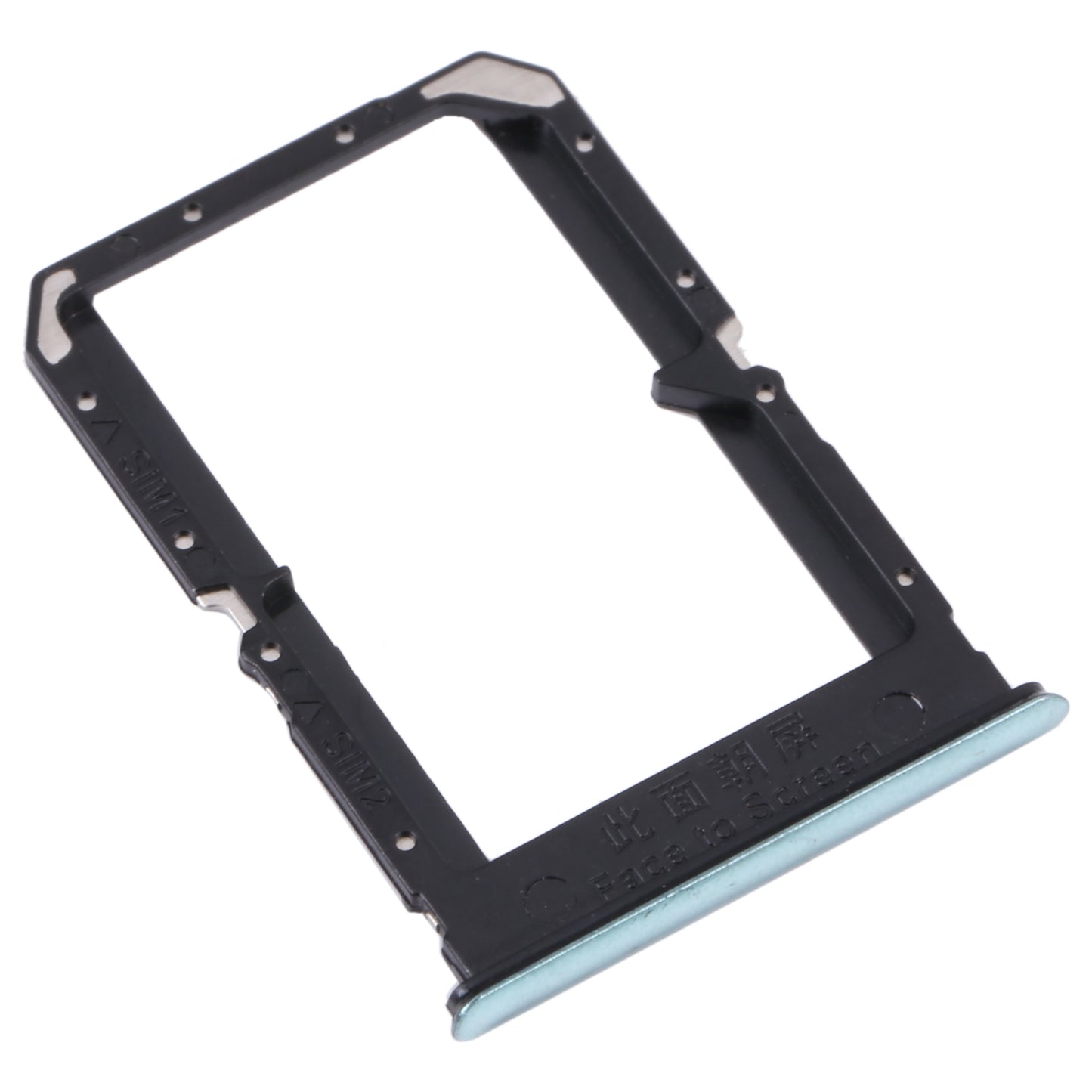 For OnePlus Nord CE 5G EB2101 / EB2103 SIM Card Tray + SIM Card Tray(Green)