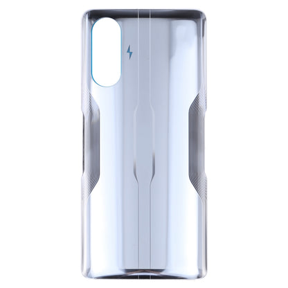 Glass Battery Back Cover for Xiaomi Redmi K40 Gaming(Silver)