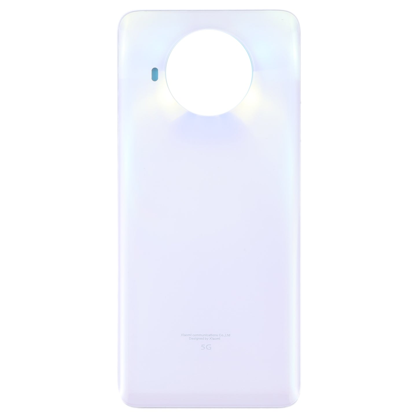 Glass Battery Back Cover for Xiaomi Redmi Note 9 Pro 5G/Mi 10T Lite 5G(White)
