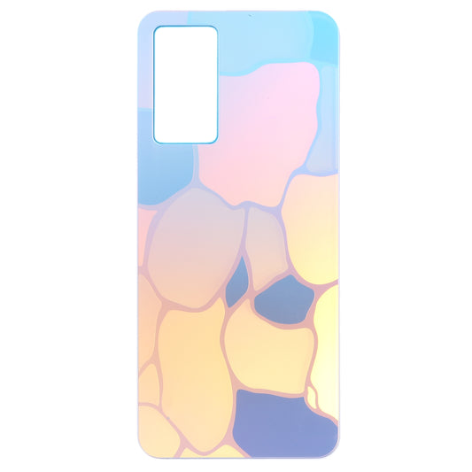 For vivo Y75 4G 2022/V23e Glass Battery Back Cover (Blue)
