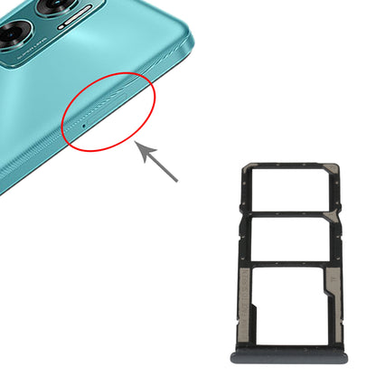 SIM Card Tray + SIM Card Tray + Micro SD Card Tray For Xiaomi Redmi 10 5G (Black)
