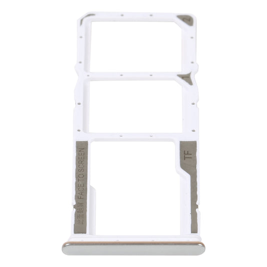 SIM Card Tray + SIM Card Tray + Micro SD Card Tray For Xiaomi Redmi Note 11S 5G (Silver)