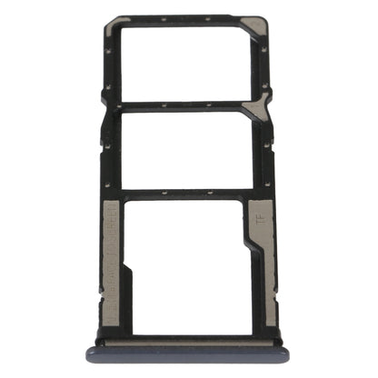 For Xiaomi Poco C40 SIM Card Tray + SIM Card Tray + Micro SD Card Tray (Black)