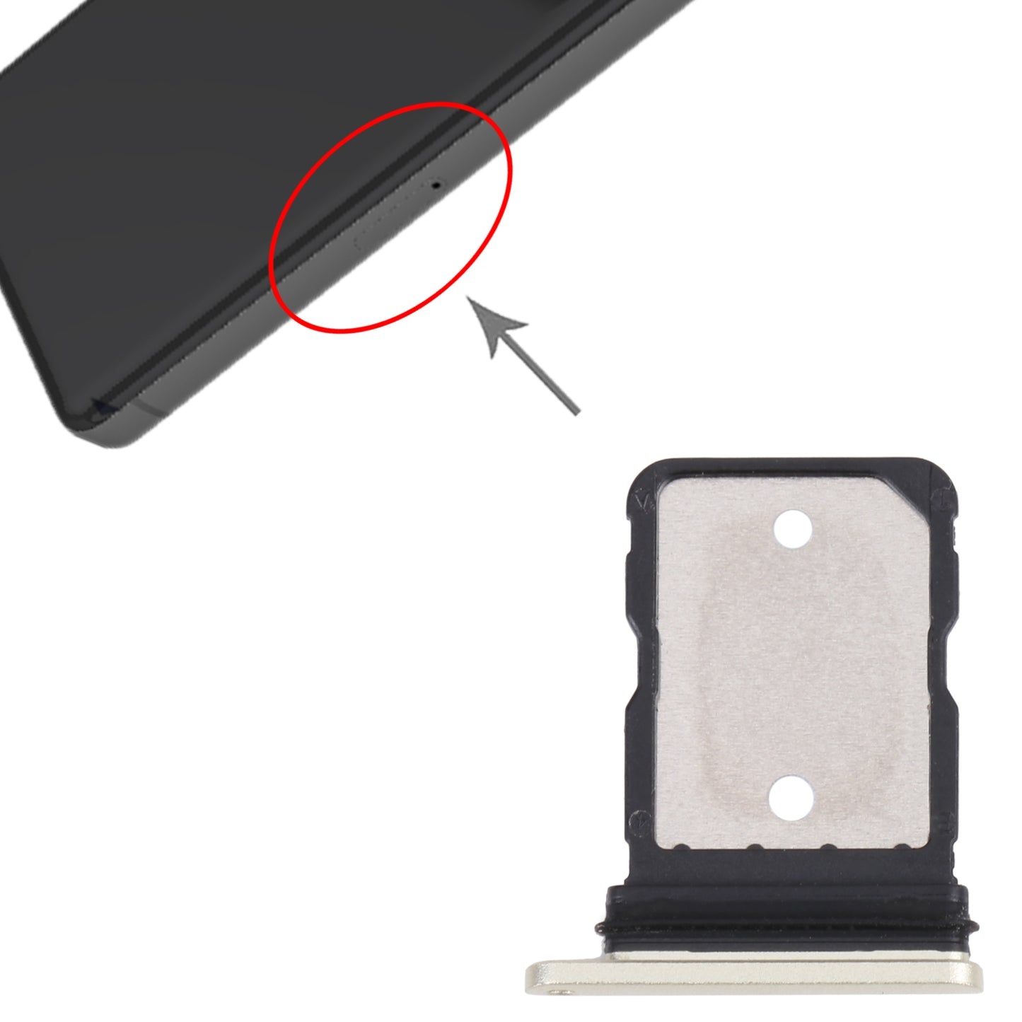 SIM Card Tray for Google Pixel 7 (Gold)