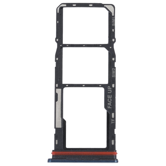 For Motorola Moto G42 SIM Card Tray + SIM Card Tray + Micro SD Card Tray (Black)
