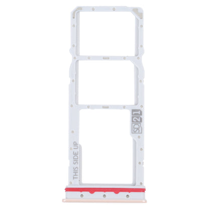 For Motorola Moto G32 SIM Card Tray + SIM Card Tray + Micro SD Card Tray (Gold)