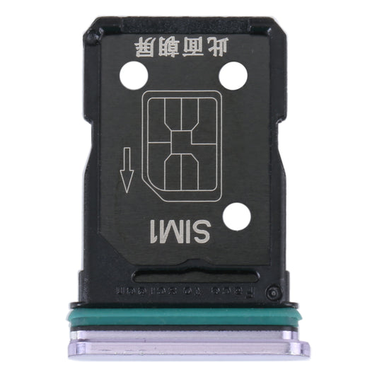 For OPPO Reno4 5G SIM Card Tray + SIM Card Tray (Purple)