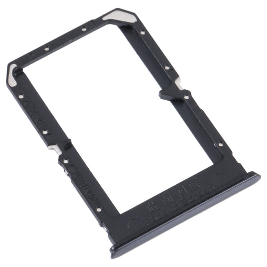 For OPPO Reno5 4G SIM Card Tray + SIM Card Tray(Black)