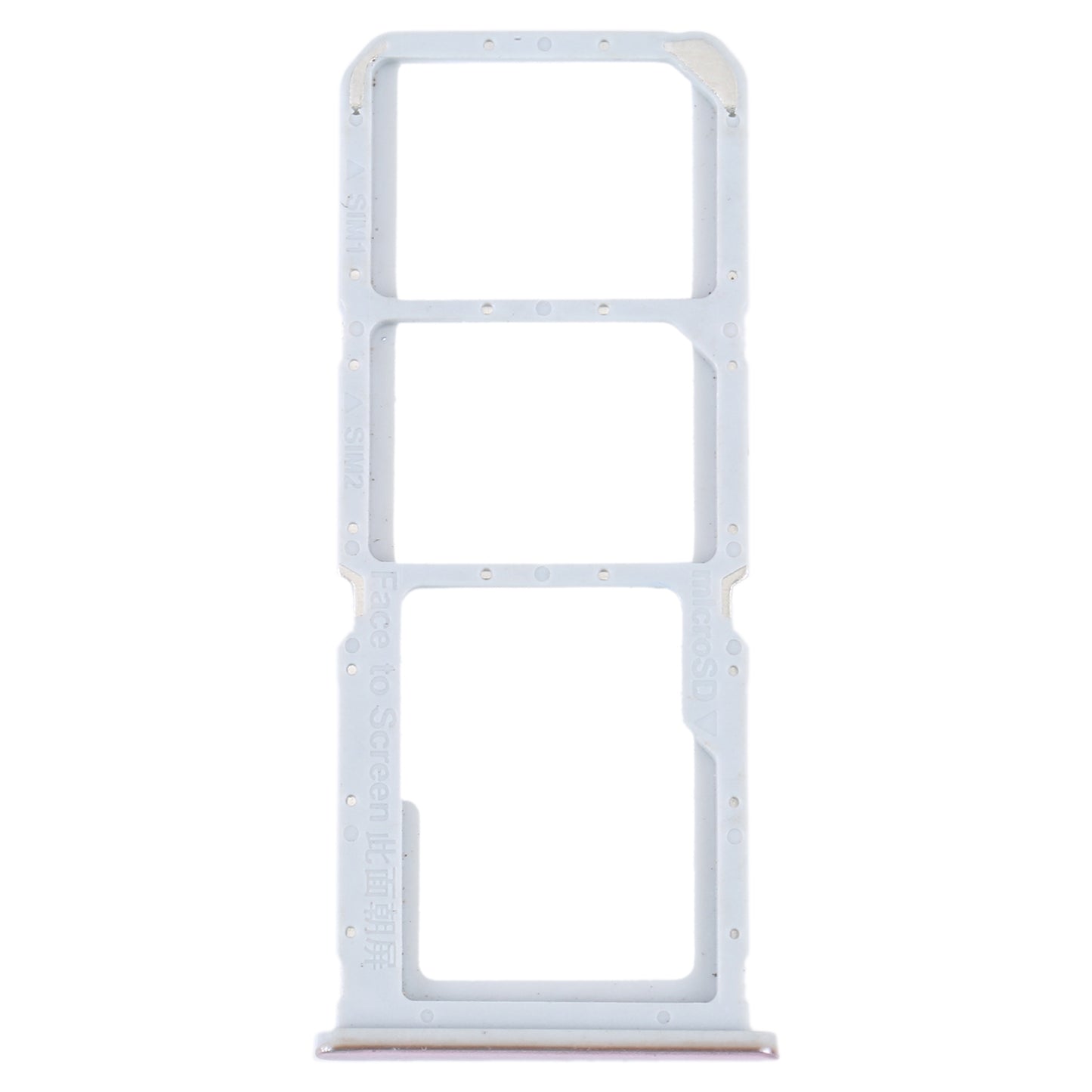 For OPPO A55 5G / A53S 5G SIM Card Tray + SIM Card Tray + Micro SD Card Tray (Gold)