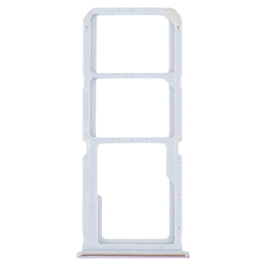 For OPPO A55 5G / A53S 5G SIM Card Tray + SIM Card Tray + Micro SD Card Tray (Gold)