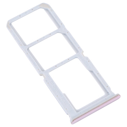 For OPPO A55 5G / A53S 5G SIM Card Tray + SIM Card Tray + Micro SD Card Tray (Gold)