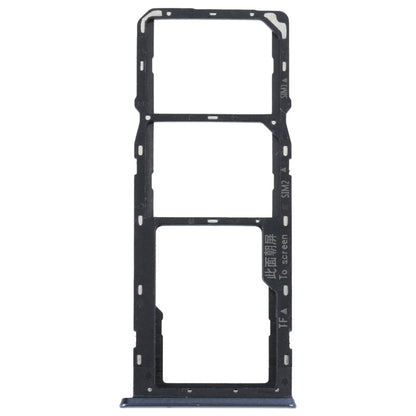 For OPPO A16K SIM Card Tray + SIM Card Tray + Micro SD Card Tray (Black)