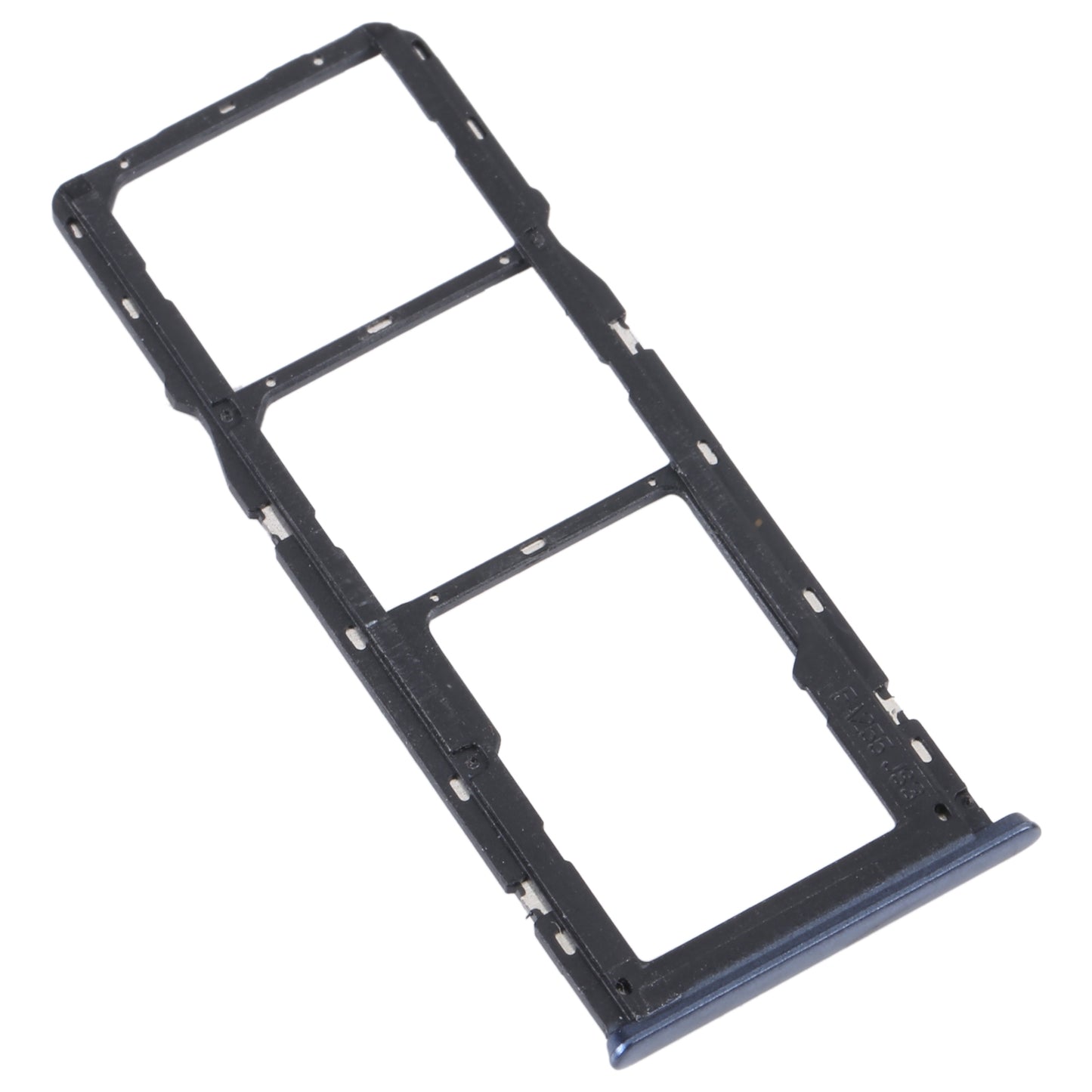For OPPO A16K SIM Card Tray + SIM Card Tray + Micro SD Card Tray (Black)