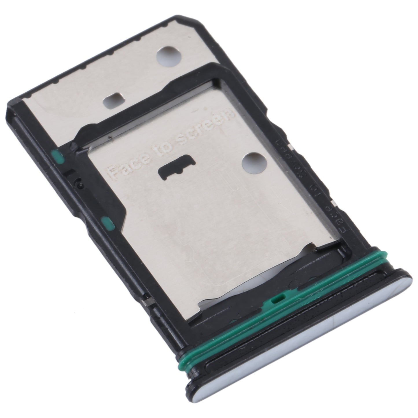 For OPPO Reno7 5G China / Reno7 5G SIM Card Tray + SIM Card Tray + Micro SD Card Tray (Black)