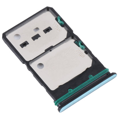 For OPPO Reno7 5G China / Reno7 5G SIM Card Tray + SIM Card Tray + Micro SD Card Tray (Green)