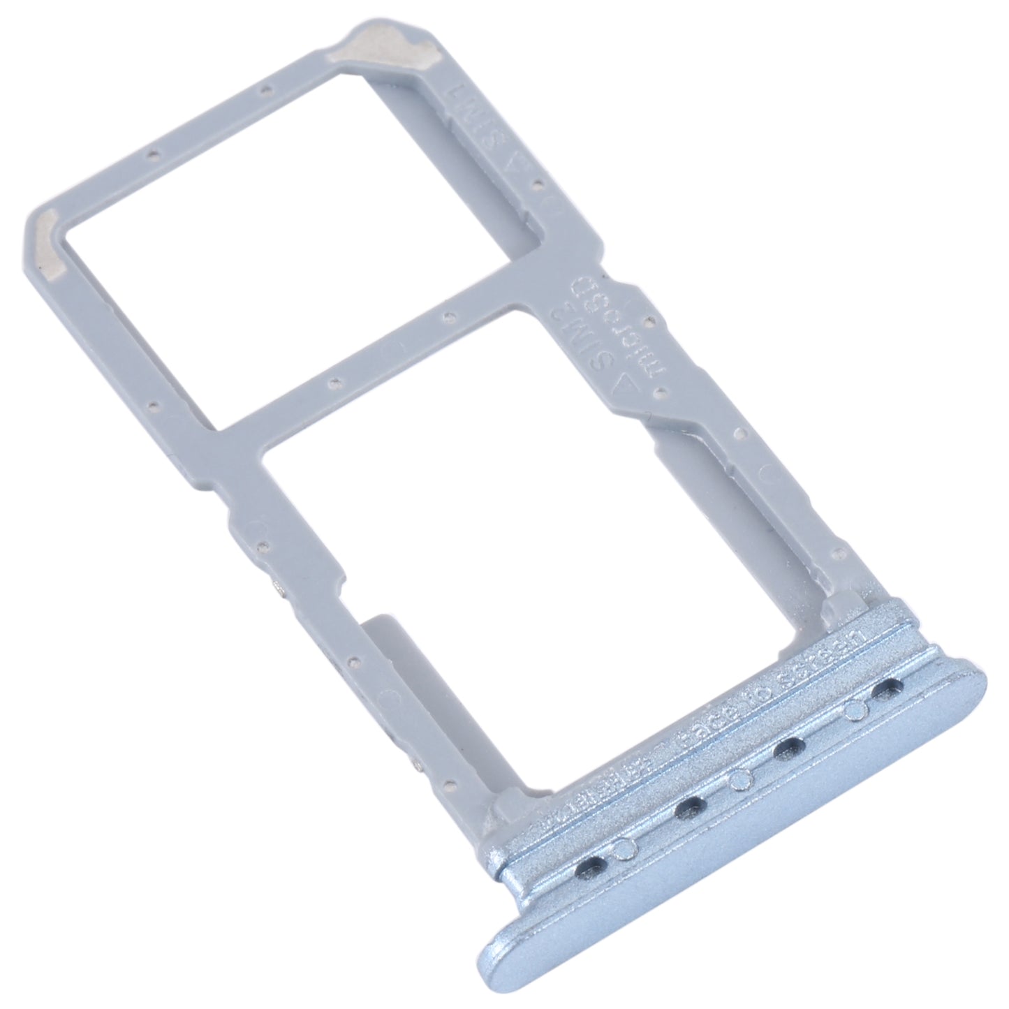 For OPPO A57 5G / A77 5G / K10 5G SIM Card Tray + SIM / Micro SD Card Tray (Blue)