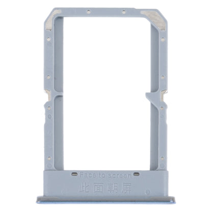 For OPPO K10 4G SIM Card Tray + SIM Card Tray (Silver)