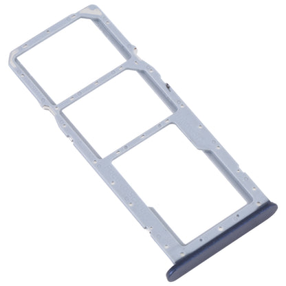 For OPPO A17 SIM Card Tray + SIM Card Tray + Micro SD Card Tray (Black)