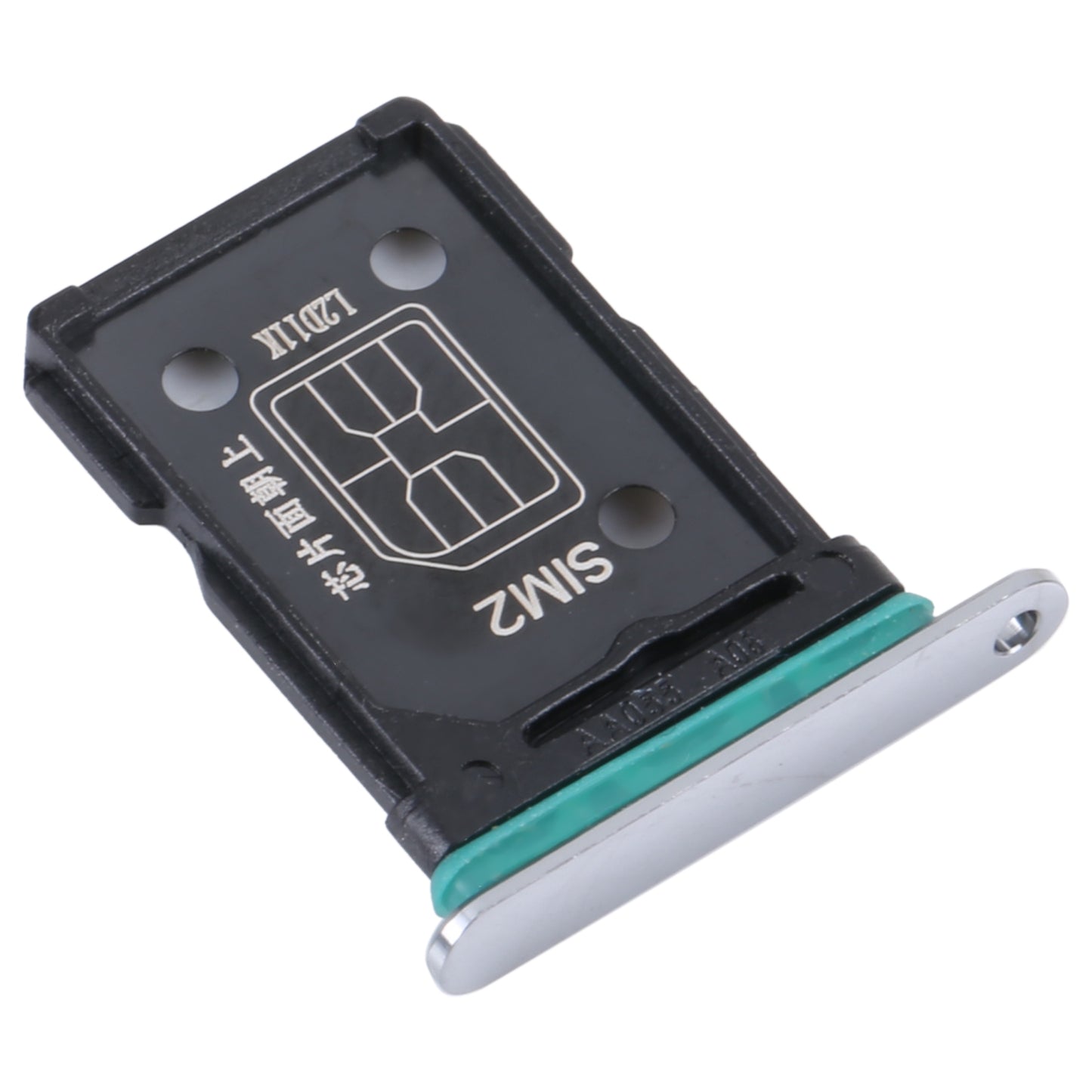 For OPPO Find N SIM Card Tray + SIM Card Tray (Silver)