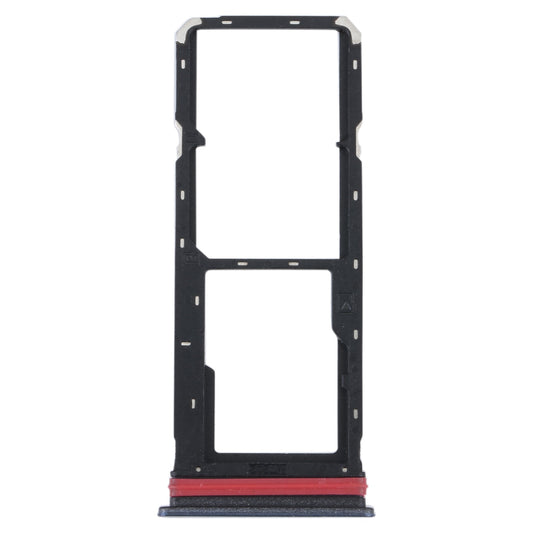 For vivo Y35 4G SIM Card Tray + SIM Card Tray + Micro SD Card Tray (Black)