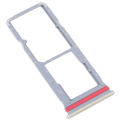 For vivo Y35 4G SIM Card Tray + SIM Card Tray + Micro SD Card Tray (Gold)