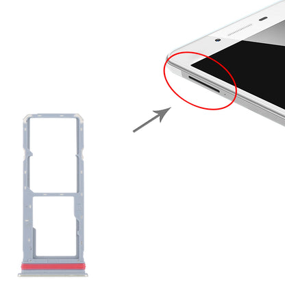 For vivo Y35 4G SIM Card Tray + SIM Card Tray + Micro SD Card Tray (Gold)
