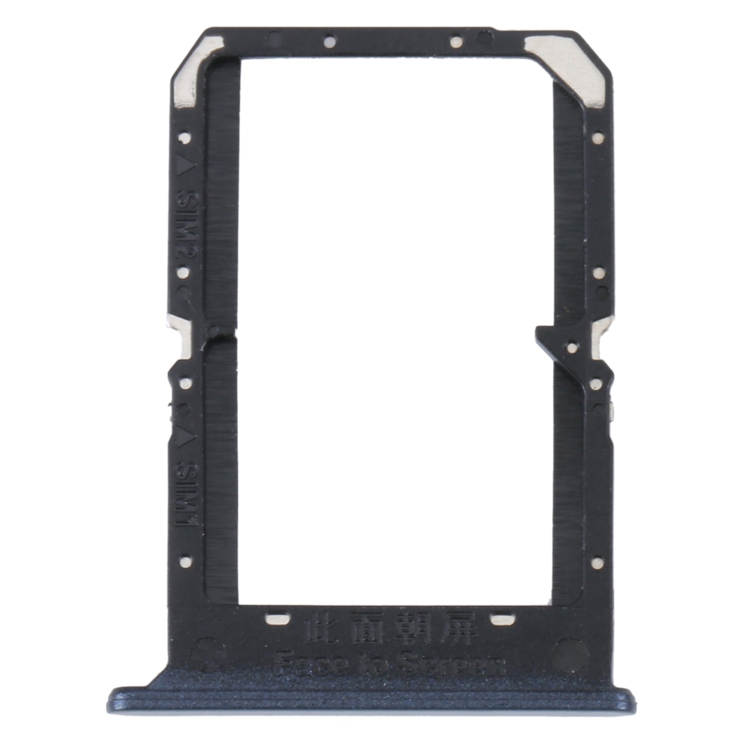 For Realme 9 Pro+ SIM Card Tray + SIM Card Tray (Black)