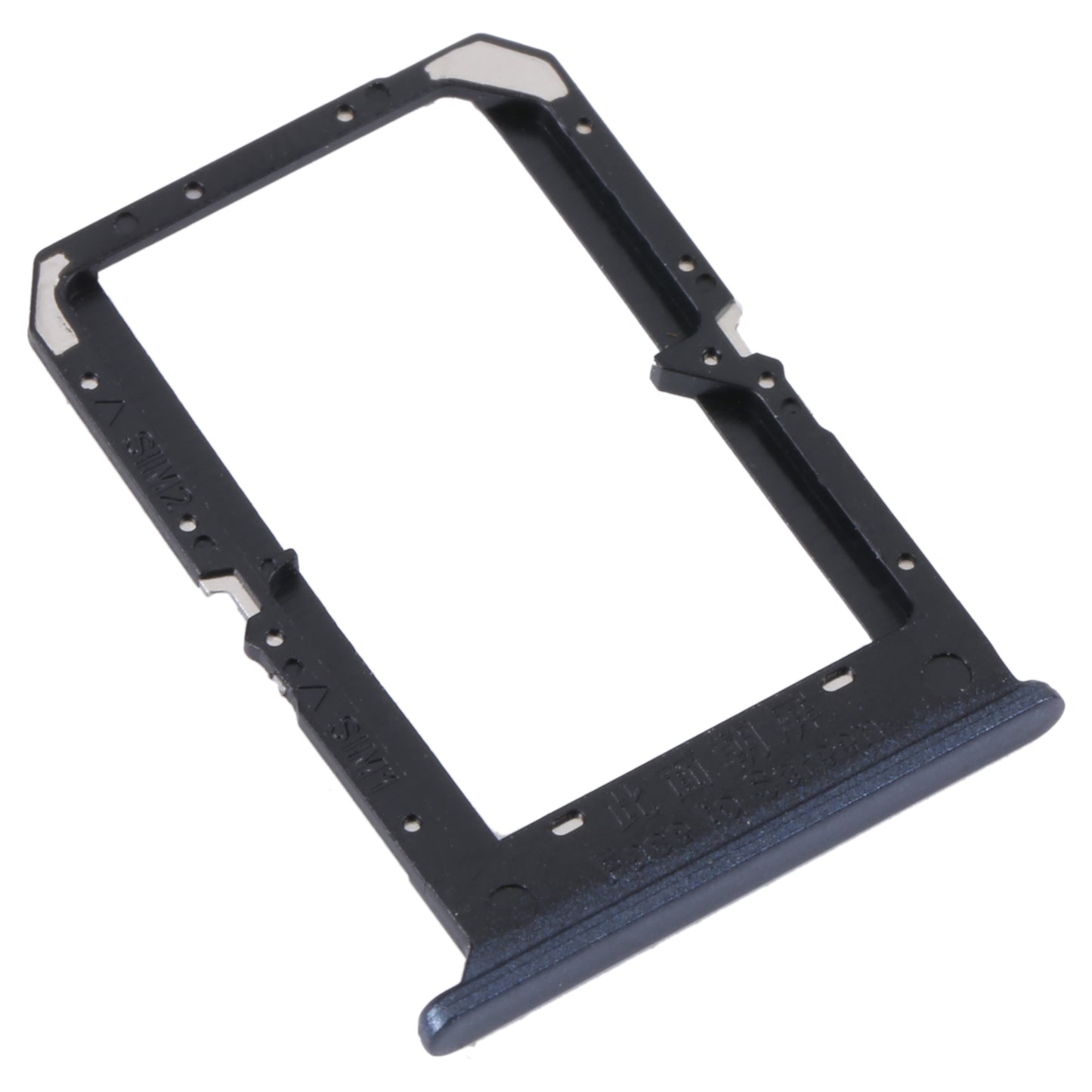 For Realme 9 Pro+ SIM Card Tray + SIM Card Tray (Black)
