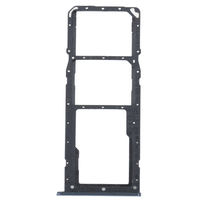For Realme C31 SIM Card Tray + SIM Card Tray + Micro SD Card Tray (Black)