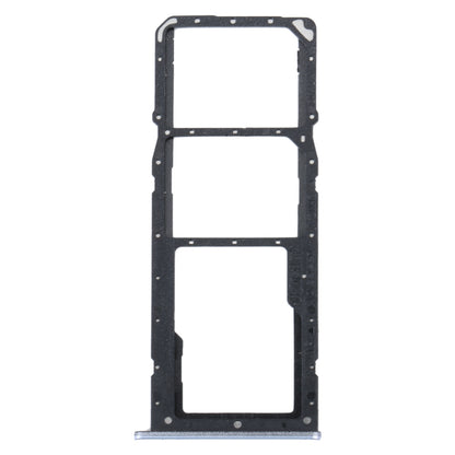 For Realme C31 SIM Card Tray + SIM Card Tray + Micro SD Card Tray (Silver)