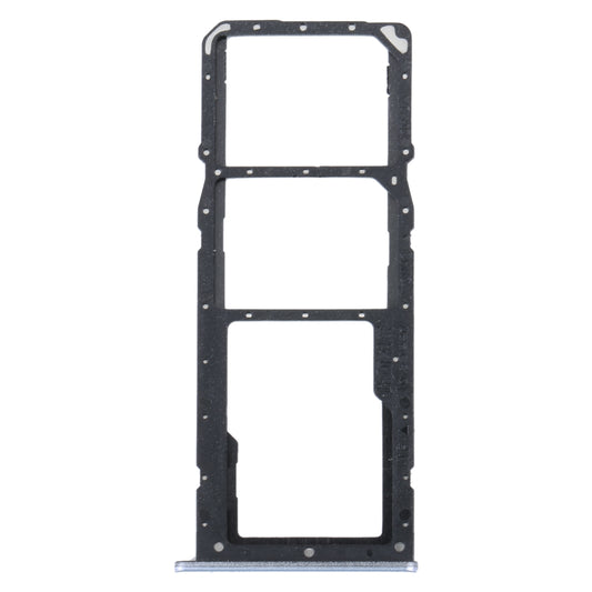 For Realme C31 SIM Card Tray + SIM Card Tray + Micro SD Card Tray (Silver)