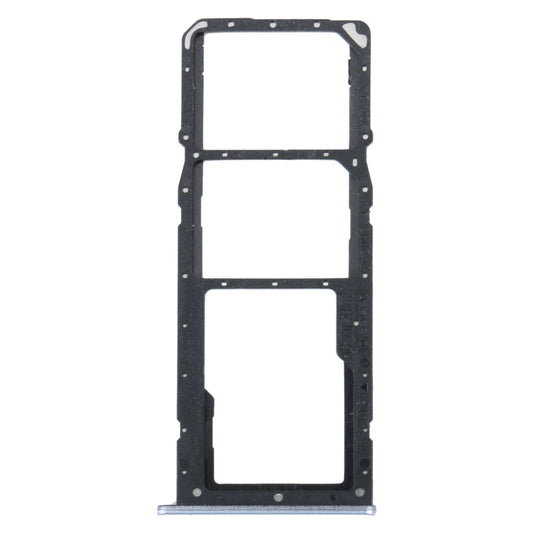 For Realme C31 SIM Card Tray + SIM Card Tray + Micro SD Card Tray (Silver)