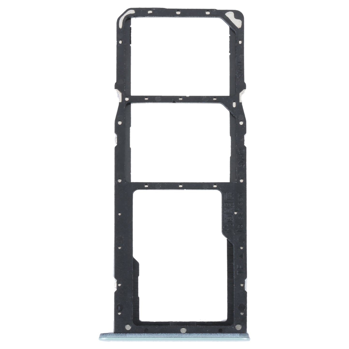For Realme C35 SIM Card Tray + SIM Card Tray + Micro SD Card Tray (Green)