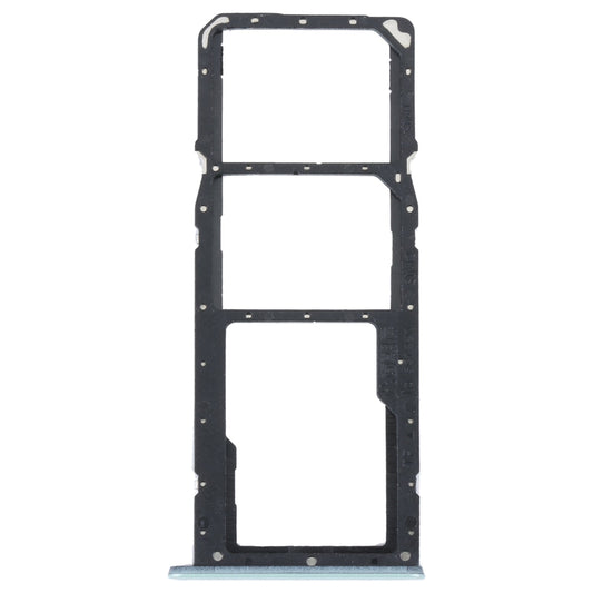 For Realme C35 SIM Card Tray + SIM Card Tray + Micro SD Card Tray (Green)