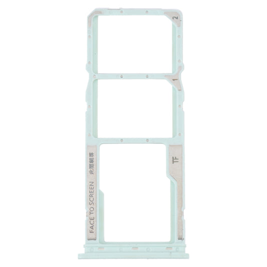 For Xiaomi Redmi A1 2022 / Redmi A1+ SIM Card Tray + SIM Card Tray + Micro SD Card Tray (Green)