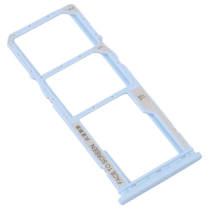 For Xiaomi Redmi A1 2022 / Redmi A1+ SIM Card Tray + SIM Card Tray + Micro SD Card Tray (Blue)