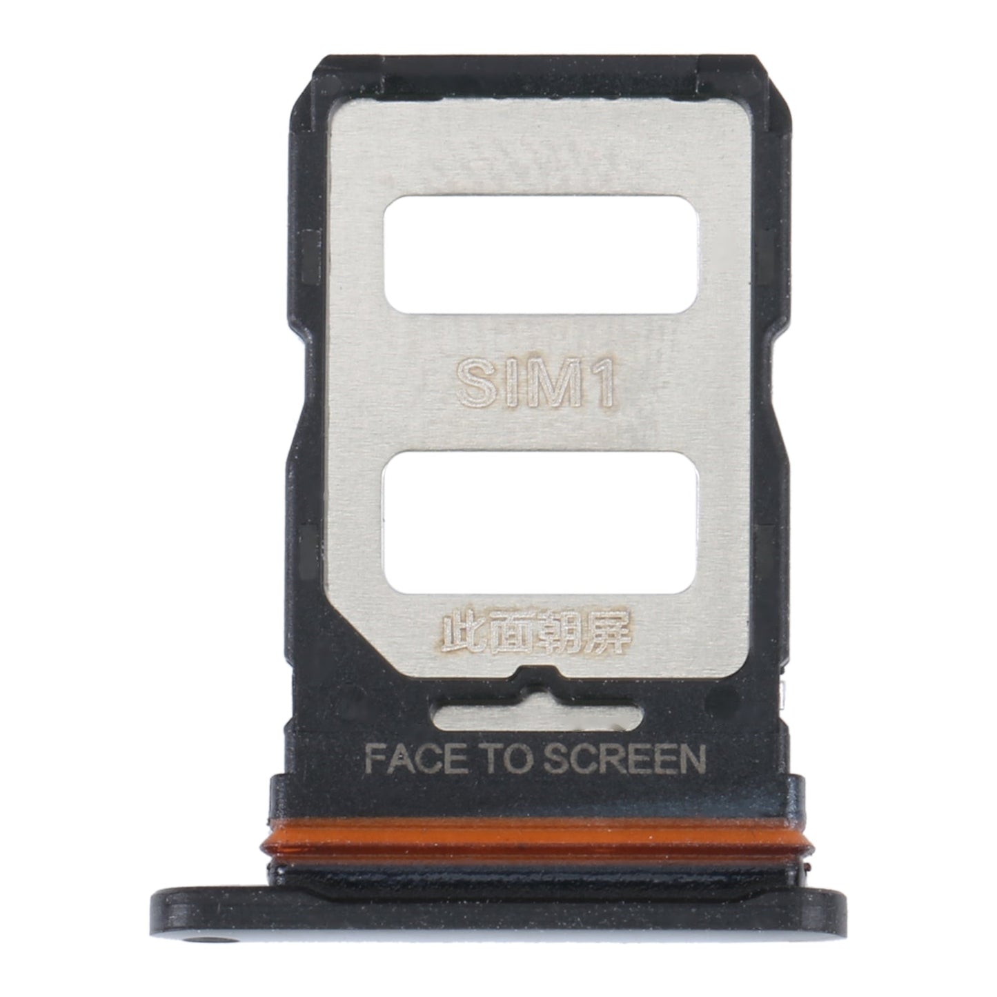 For Xiaomi Civi 2 SIM Card Tray + SIM Card Tray (Black)