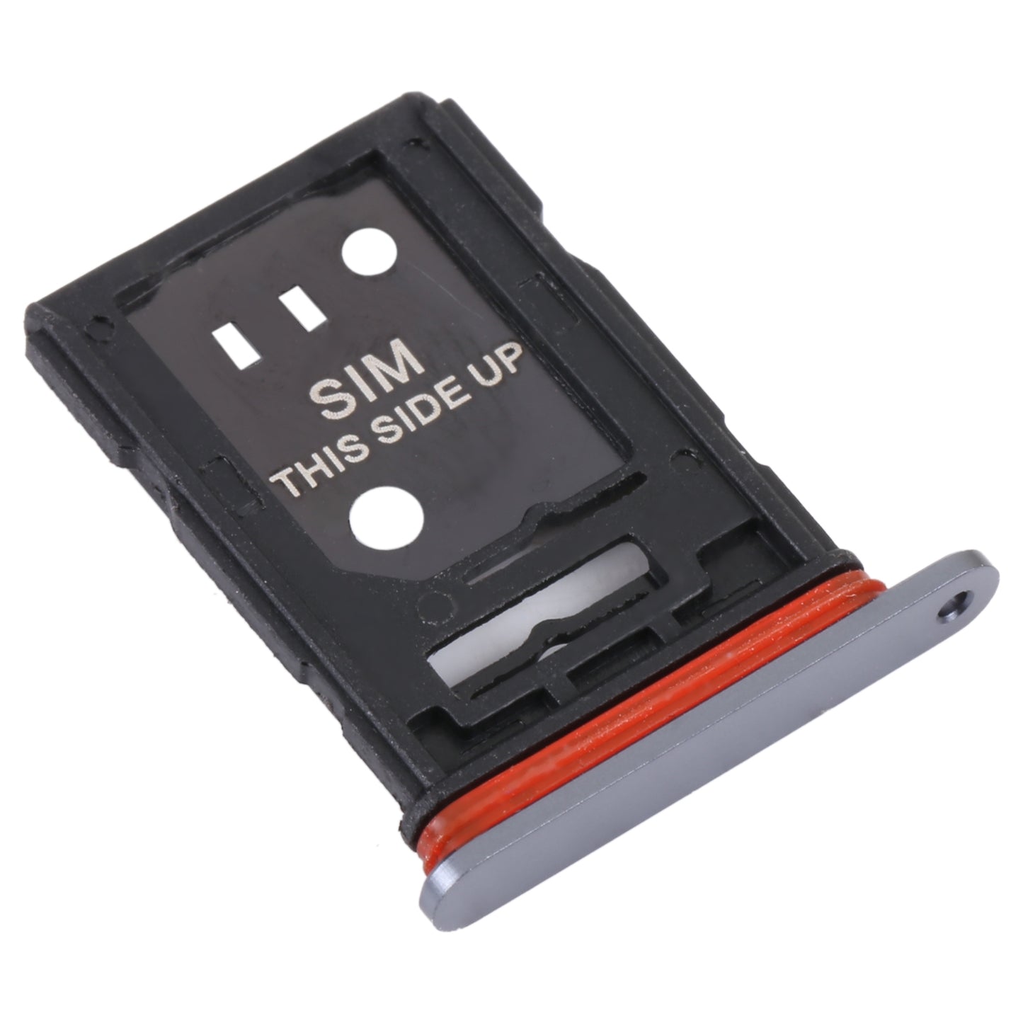 For TCL 20 Pro 5G Original SIM Card Tray + Micro SD Card Tray(Grey)