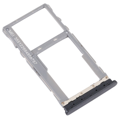 For TCL 20 SE Original SIM Card Tray + SIM / Micro SD Card Tray(Black)