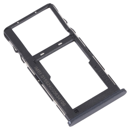 For TCL 20 R 5G Original SIM Card Tray + Micro SD Card Tray(Black)
