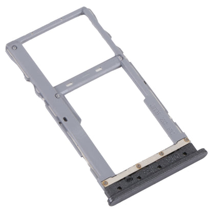 For TCL 20 XE Original SIM Card Tray + Micro SD Card Tray(Black)