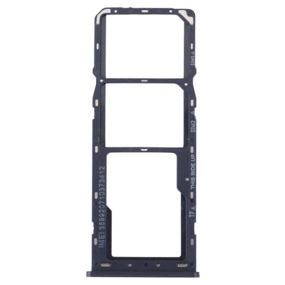 For Alcatel 1V 2021 Original SIM Card Tray + SIM Card Tray + Micro SD Card Tray(Blue)